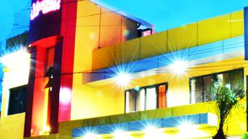 Front of property – evening/night