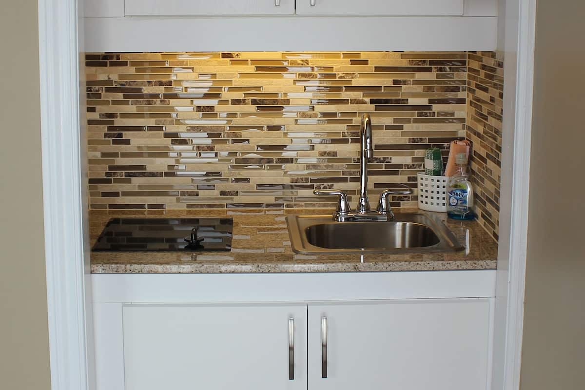 1 bedroom, desk, blackout curtains, iron/ironing board