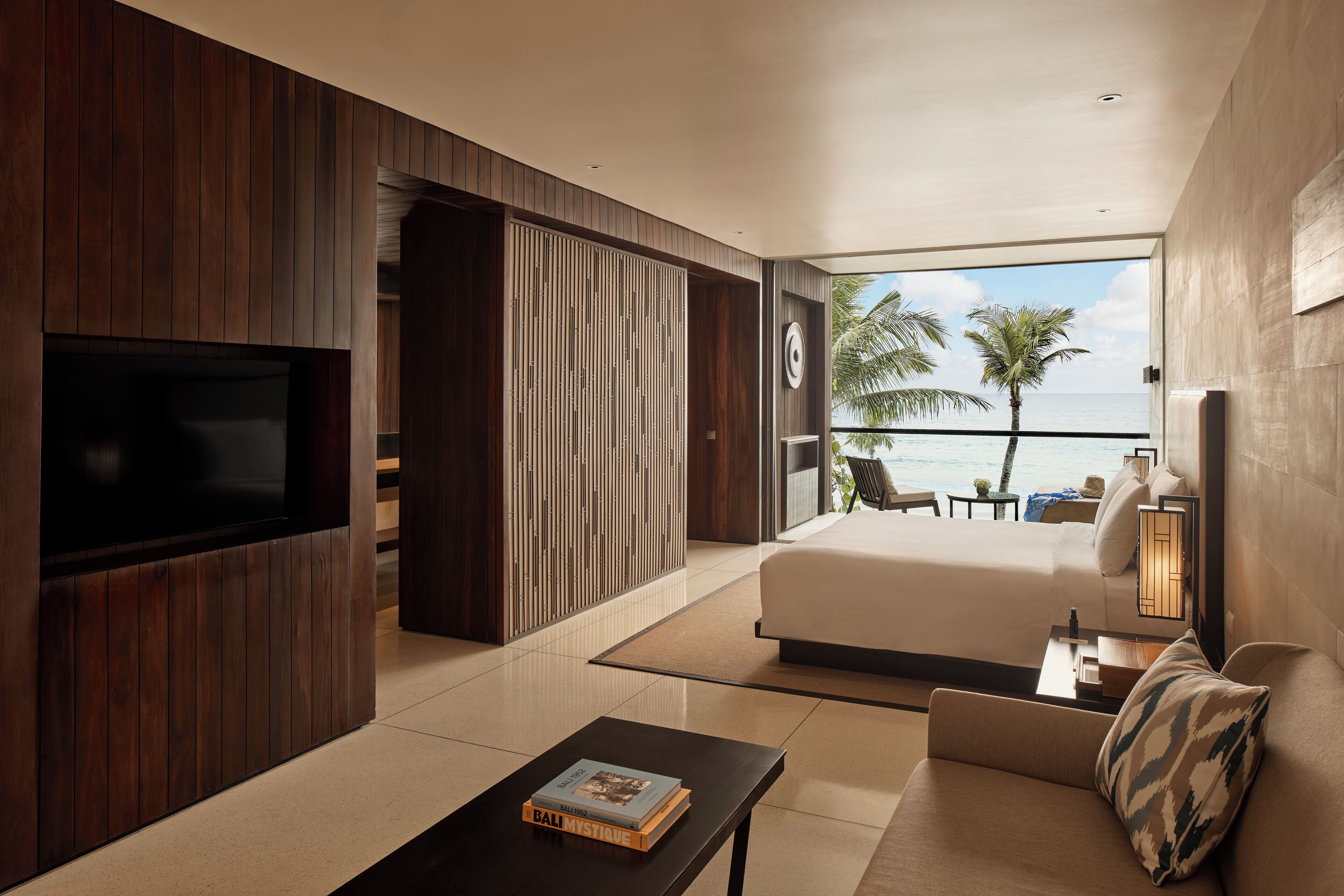 Suíte, vista para o oceano (Alila) | Roupas de cama premium, frigobar, cofres nos quartos, cortinas blackout