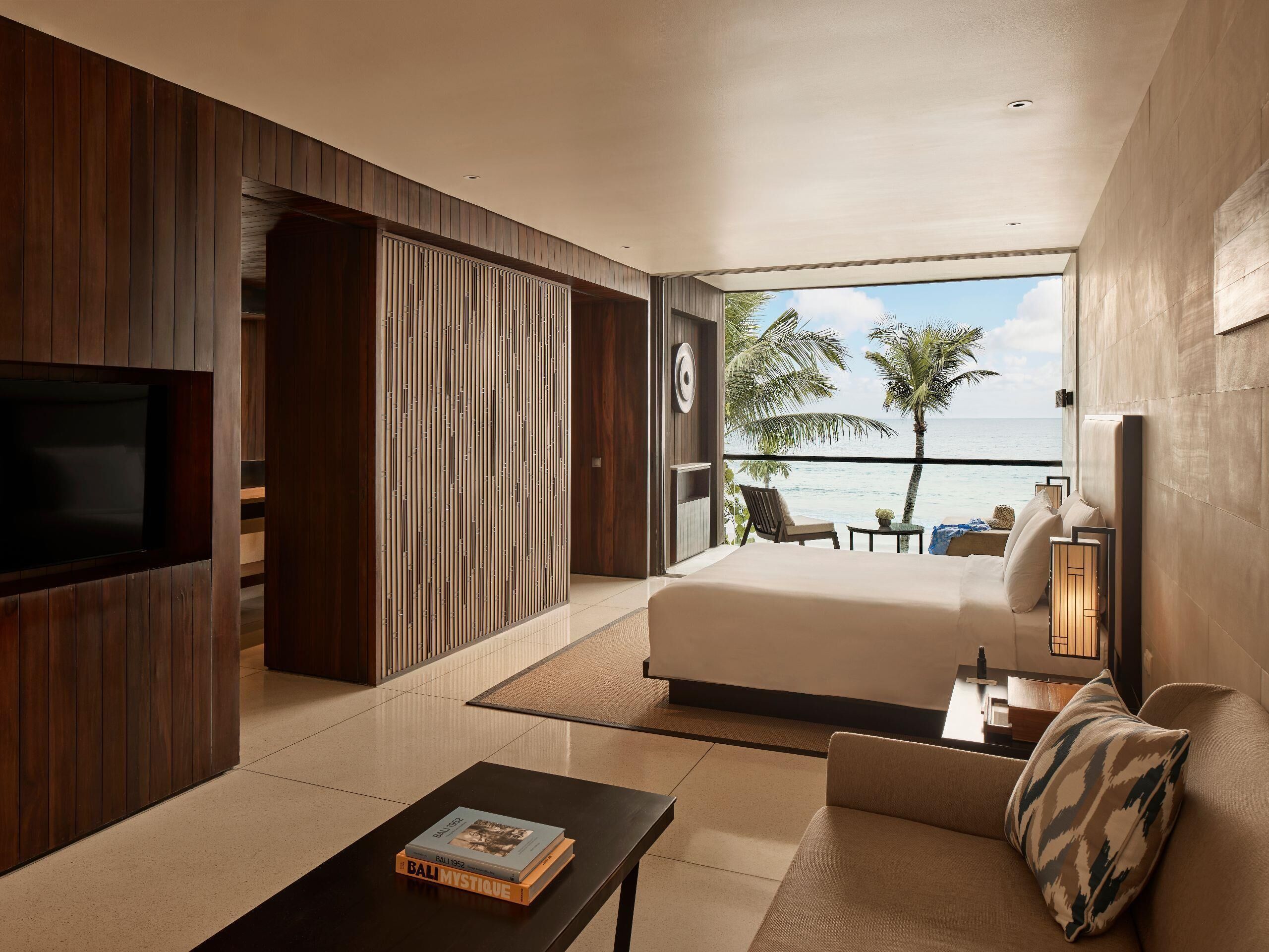 Suite, pemandangan samudra (Alila) | Seprai premium, minibar, brankas, dan tirai kedap cahaya