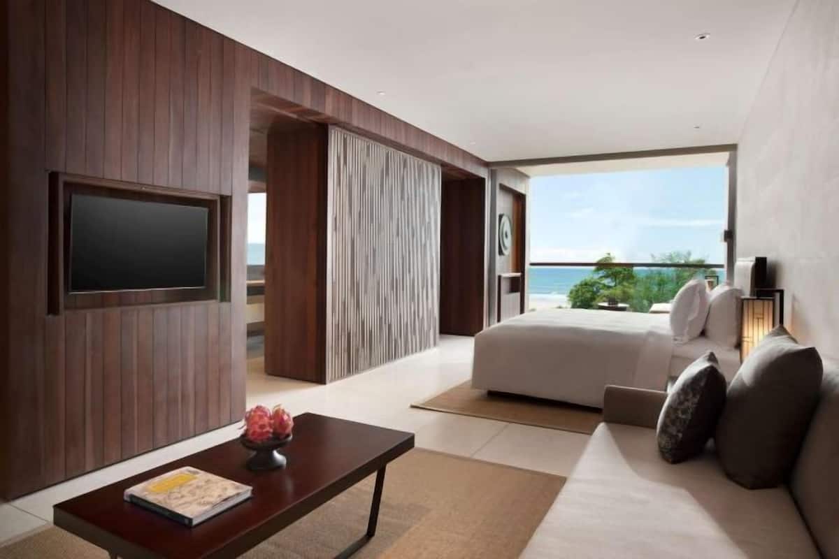Ropa de cama de alta calidad y minibar