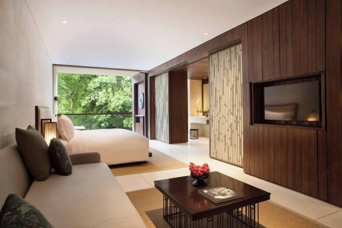 Ropa de cama de alta calidad y minibar
