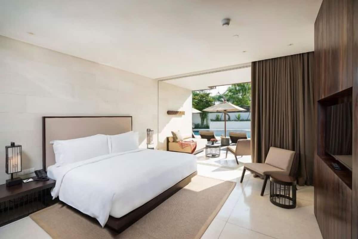 Ropa de cama de alta calidad y minibar