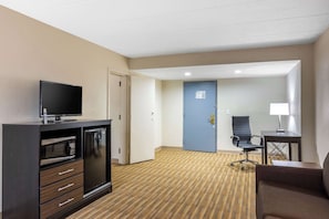 Basic Suite, 2 Queen Beds, Non Smoking | 1 bedroom, desk, laptop workspace, blackout curtains