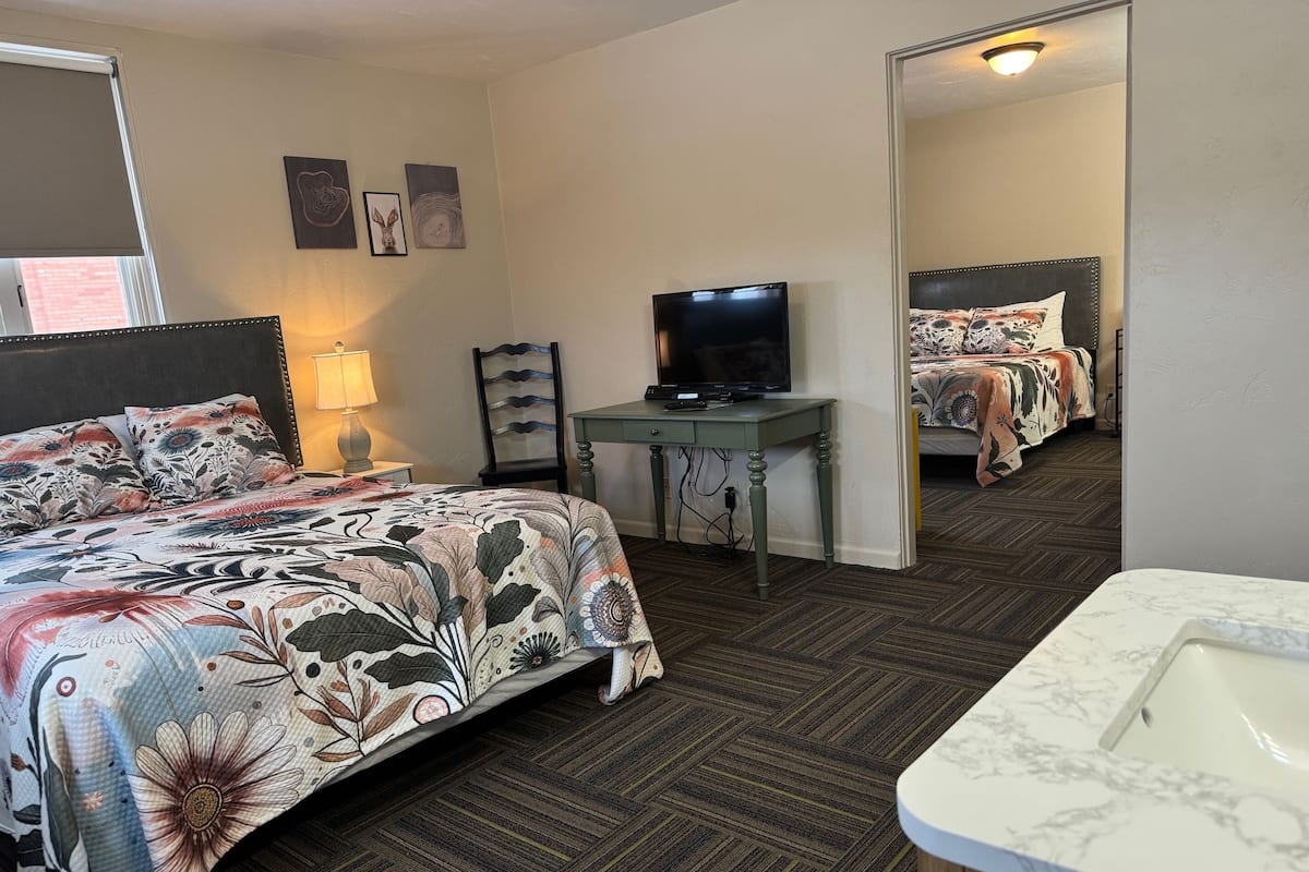 In-room safe, desk, iron/ironing board, WiFi (free)