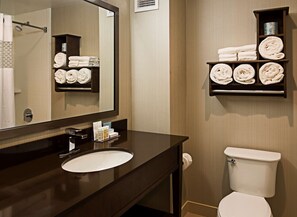 Shower, towels
