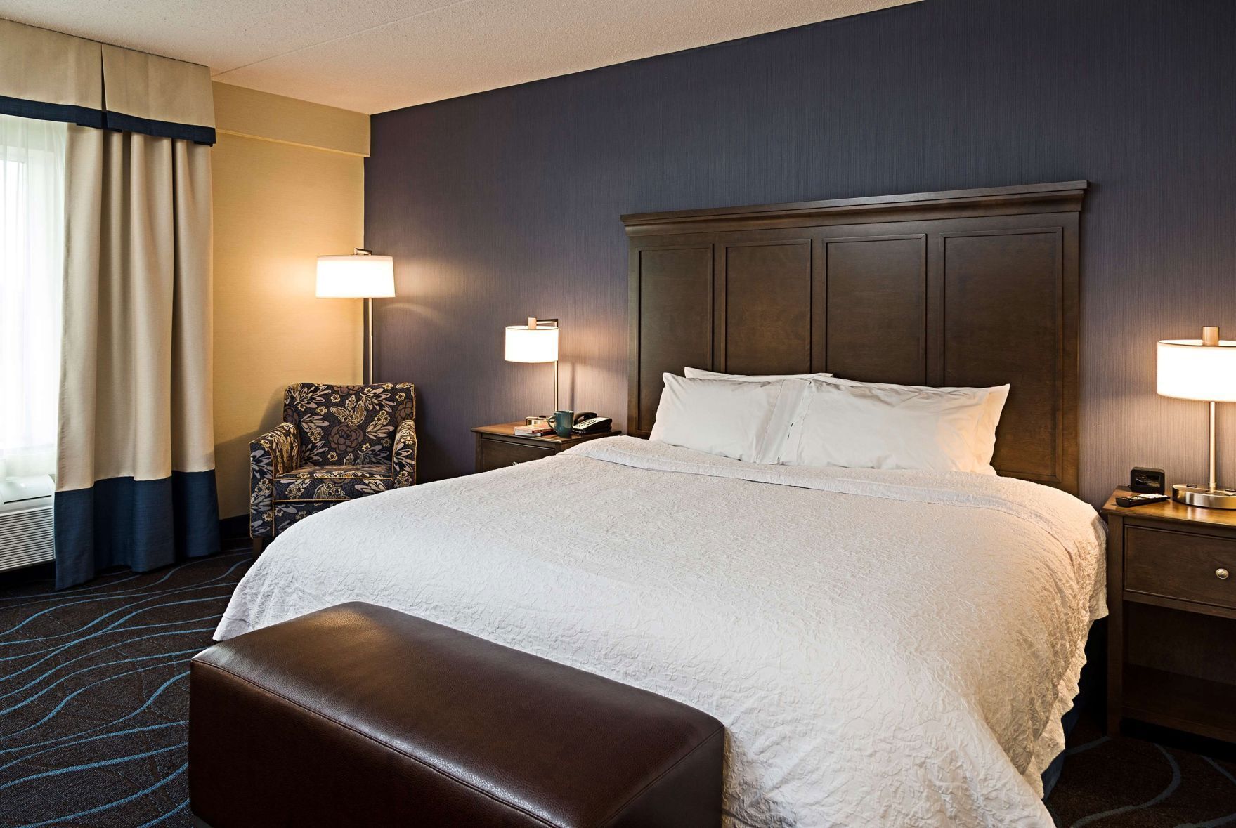 Down comforters, free WiFi, bed sheets