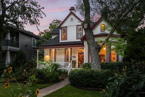 Front of property – evening/night