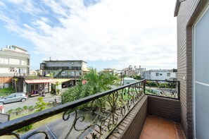 Family Quadruple Room, 2 Double Beds, Mountain View | Balcony