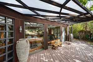 Elite Villa, 1 King Bed, Hot Tub | Terrace/patio - The House 15 (Hengchun)