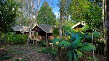 Bungalow – comfort, balkong, hageutsikt | Utsikt fra rommet