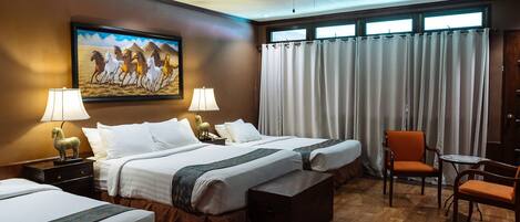 Family Triple Room | Premium bedding, blackout drapes, bed sheets