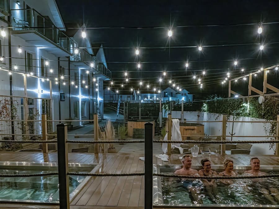 Badstue og varme kilder/mineralkilder