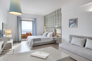 Living area - Lithos by Spyros & Flora (Mykonos)