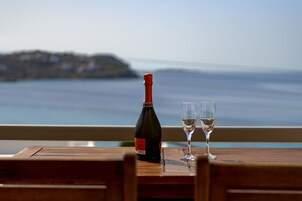 Suíte júnior, vista para o mar | Vista da sacada