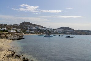 Beach nearby, white sand