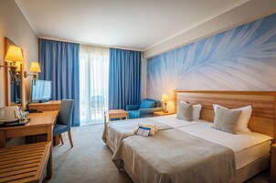 In-room safe, iron/ironing board, free cribs/infant beds, free WiFi
