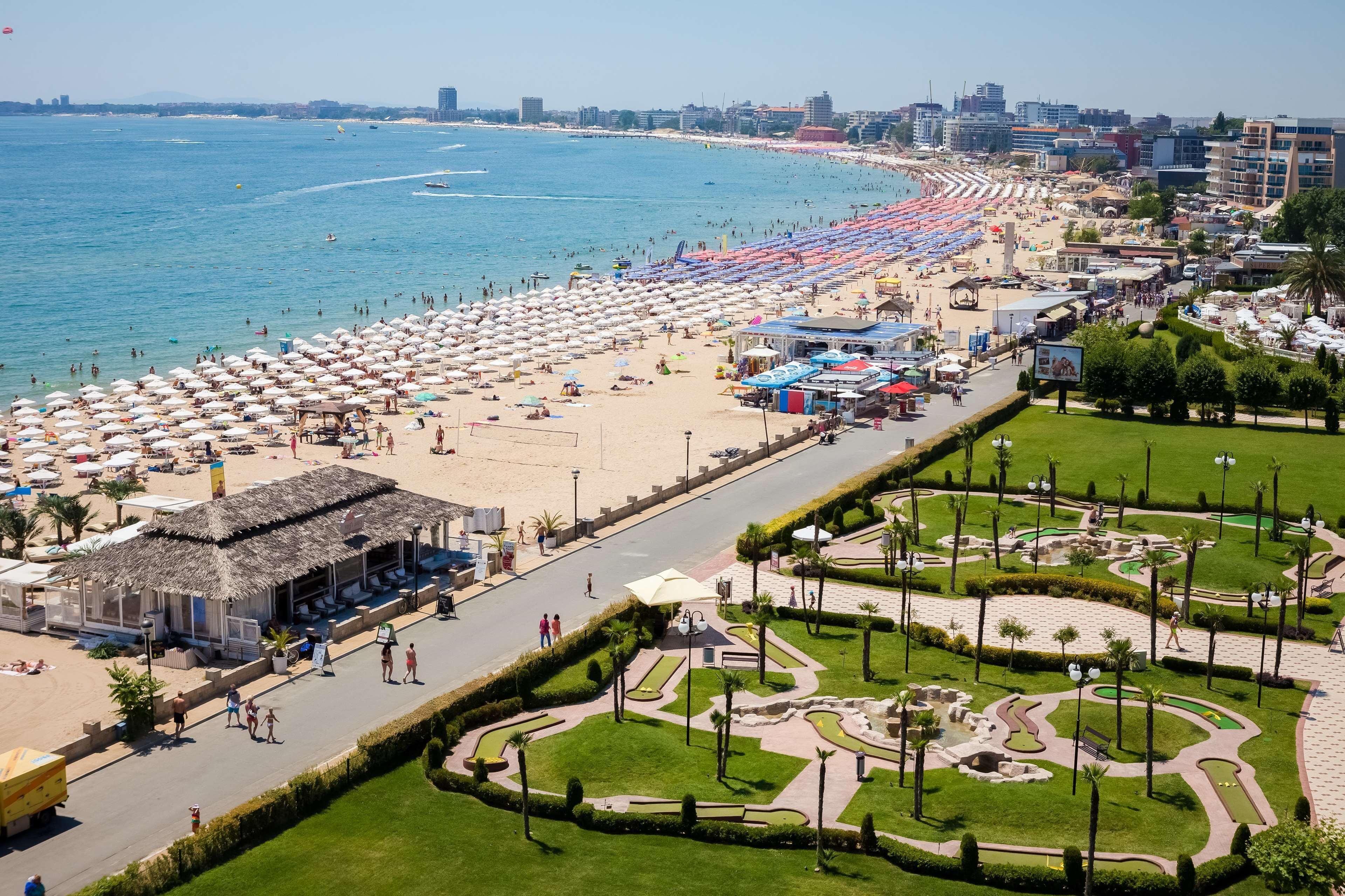 Plage, beach-volley, bar de plage