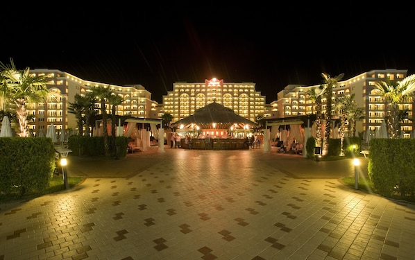 Front of property - evening/night