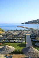 私家海滩、沙滩椅、海滩遮阳伞、沙滩毛巾