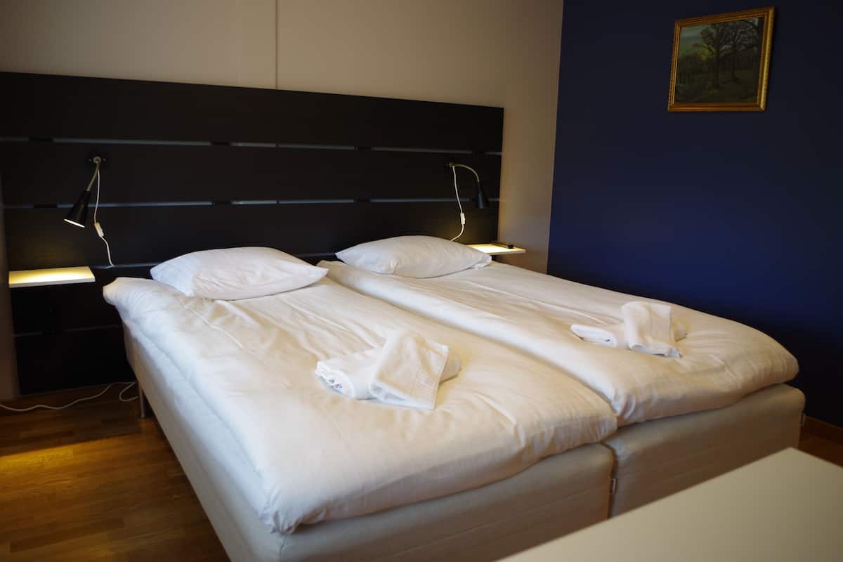 Habitación doble, baño privado | Sistema de insonorización, wifi gratis, ropa de cama