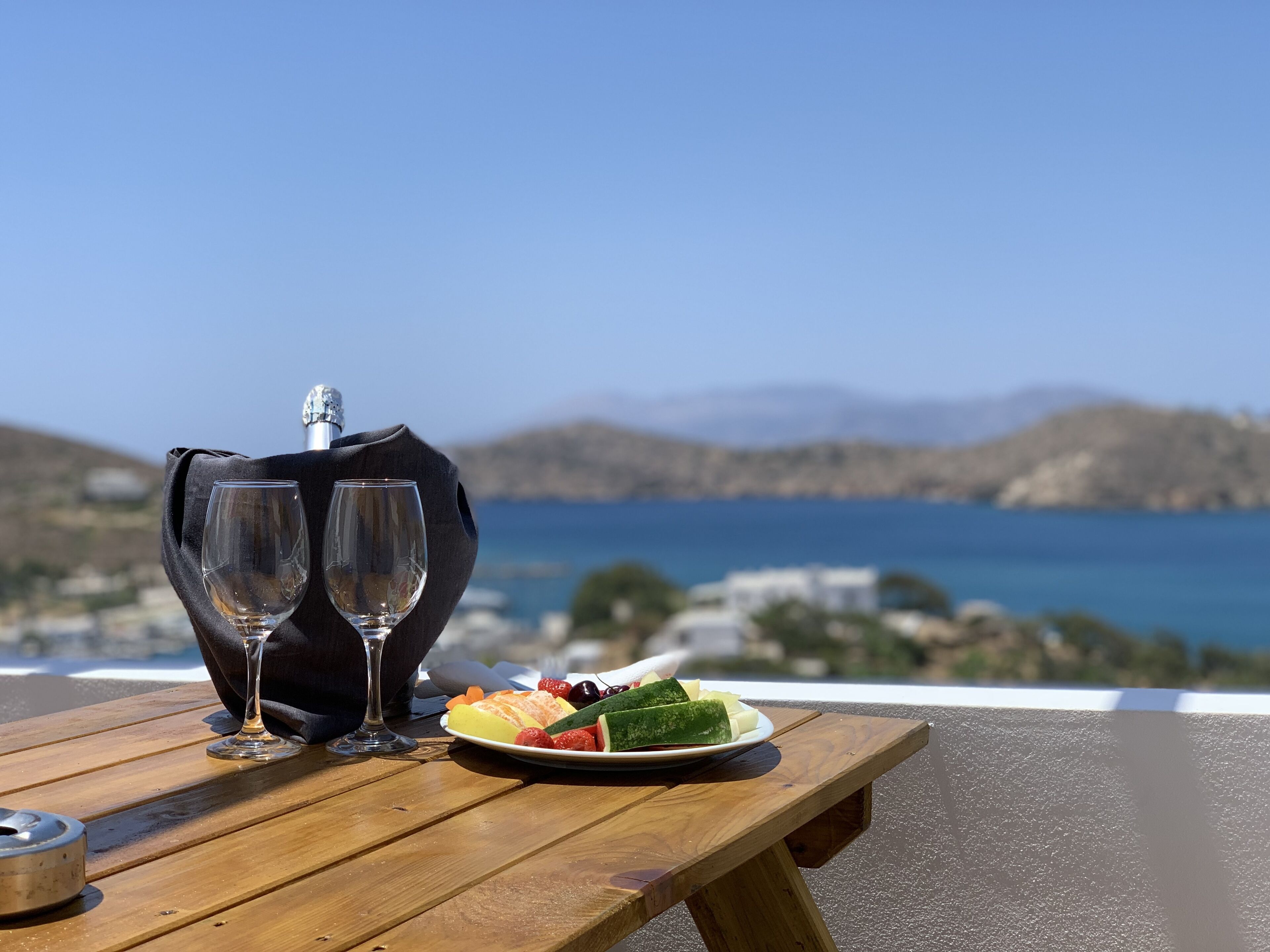 Căn hộ, 2 phòng ngủ, quang cảnh biển | Hiên