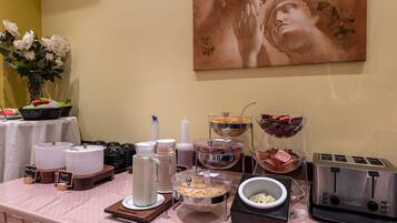 Daily buffet breakfast for a fee