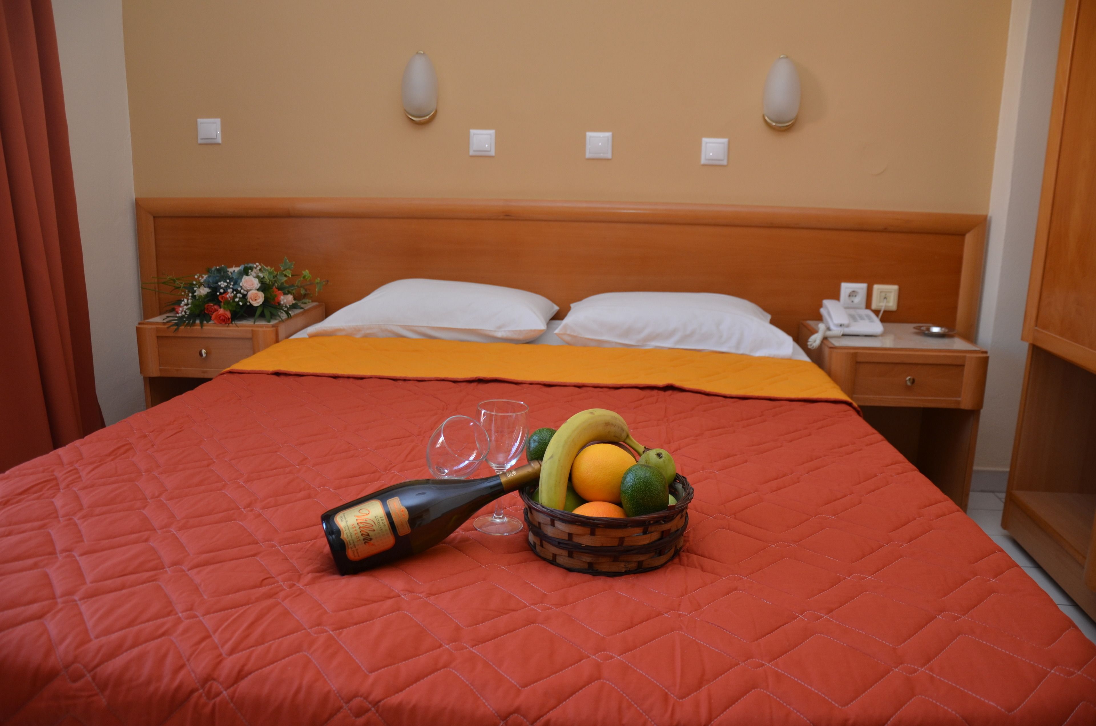 iron/ironing board, free cots/infant beds, free wifi, bed sheets