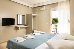 Studio (for 2) | Living room | TV - Lefka Hotel, Apartments & Studios (Rhodes)