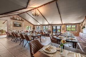 Dinner served, local cuisine