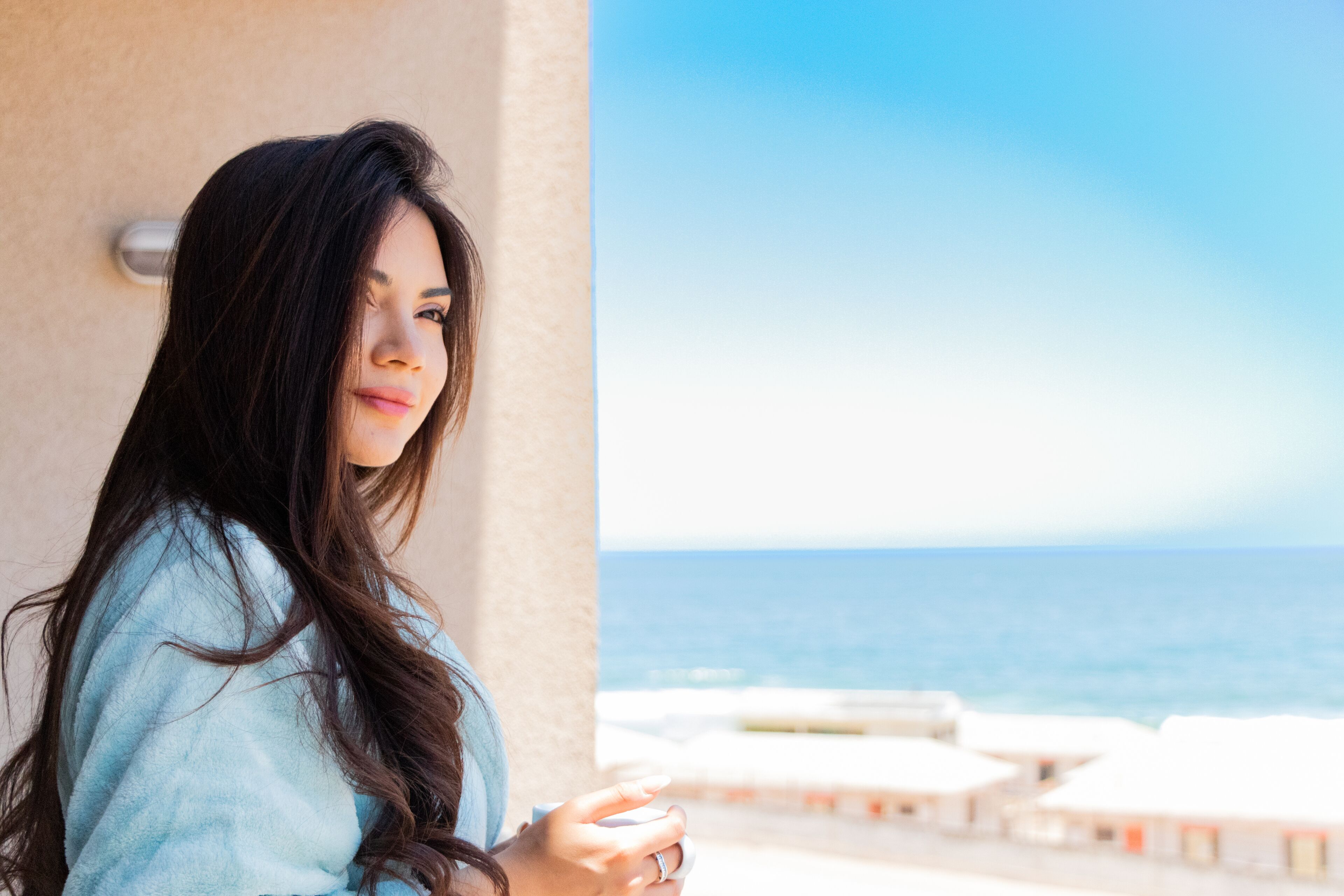 junior suite, 1 king bed, balcony, beach view | terrace/patio