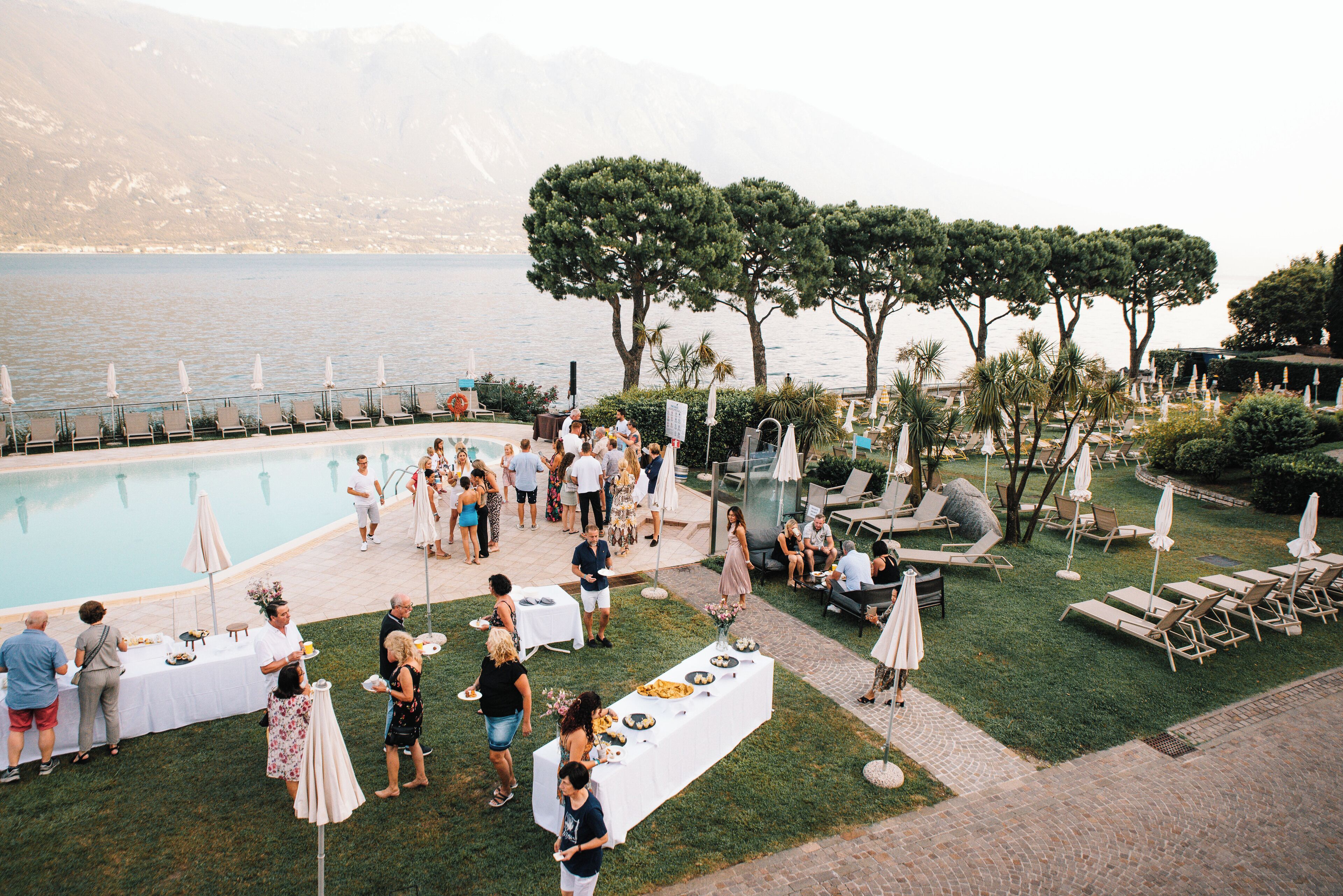 indoor pool, outdoor pool, pool umbrellas, pool loungers