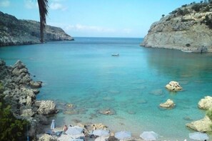 Beach nearby - Castellino Studios (Rhodes)