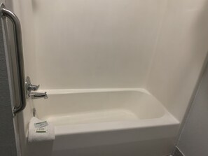 Standard Room, 1 King Bed, Accessible, Non Smoking | Bathroom | Combined shower/tub, free toiletries, hair dryer, towels