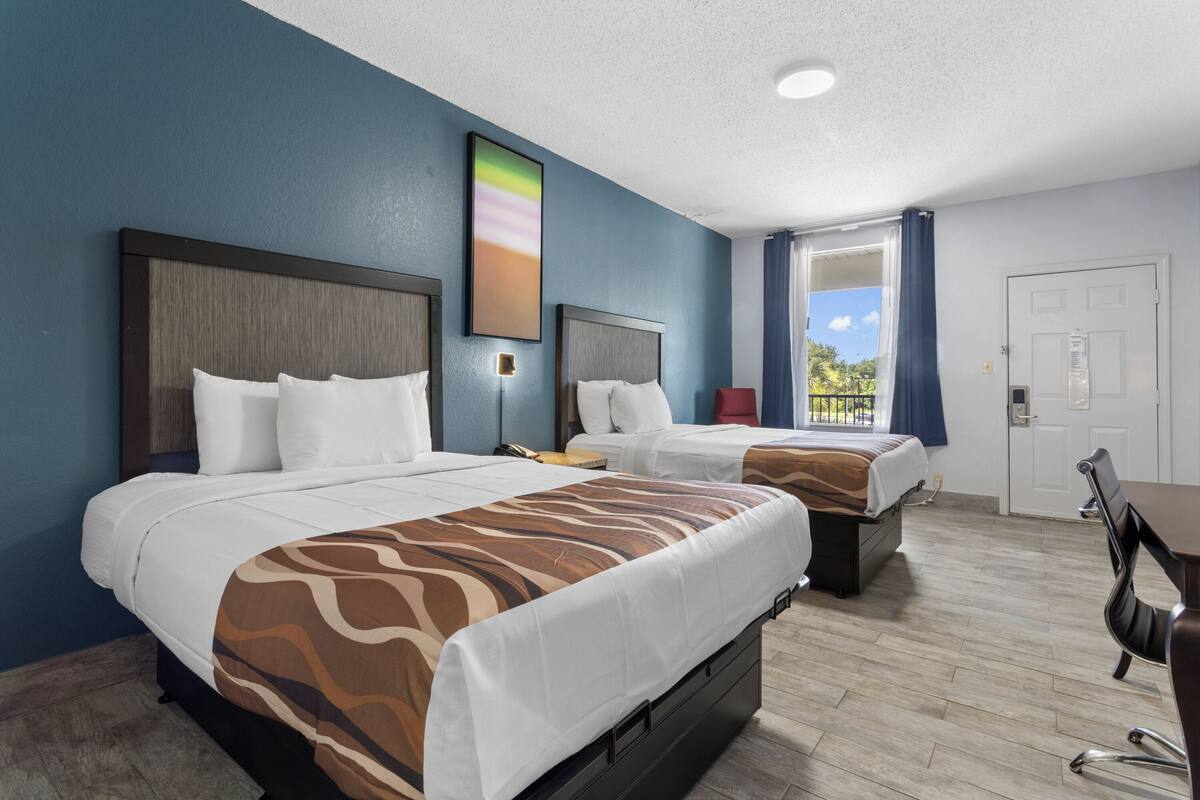 Standard Room, 2 Queen Beds Non-Smoking | 1 bedroom, in-room safe, iron/ironing board, free WiFi