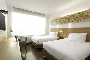 Standard Twin Room, Multiple Beds | Premium bedding, minibar, in-room safe, desk