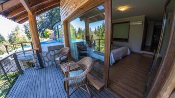 Ropa de cama de alta calidad y minibar