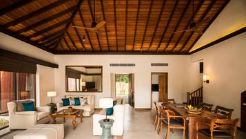 Two Bedroom Garden Pool Villa | Premium bedding, minibar, in-room safe, desk