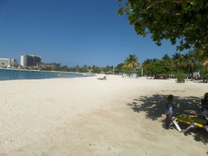 On the beach