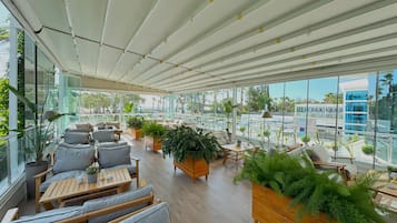 Sala de estar en el lobby