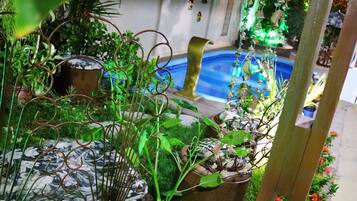 Outdoor pool, a natural pool