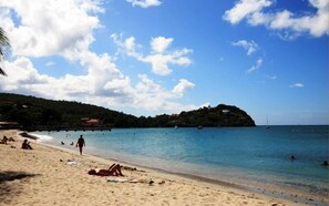 Beach nearby, white sand