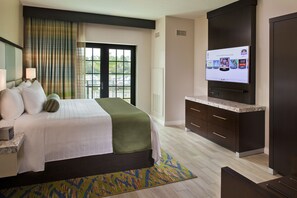 Suite, 1 très grand lit, balcon