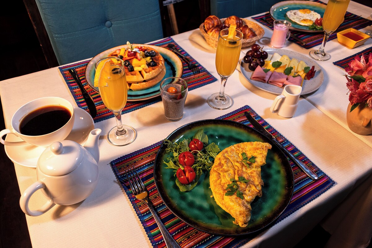 Free daily local cuisine breakfast