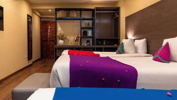 Traditional Triple Room, 3 Single Beds | Hypo-allergenic bedding, desk, laptop workspace, blackout curtains