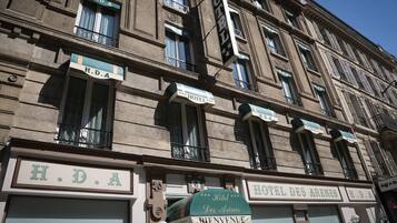 Façade de l’hébergement