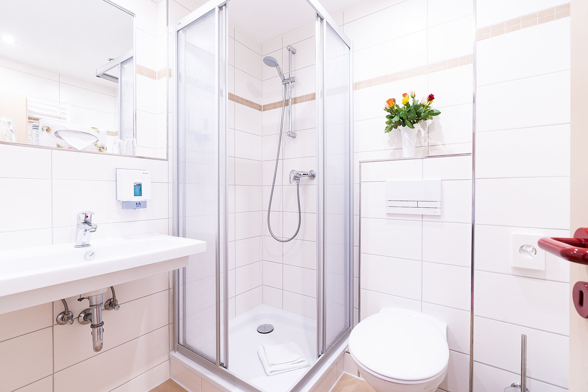 Dusj på badet