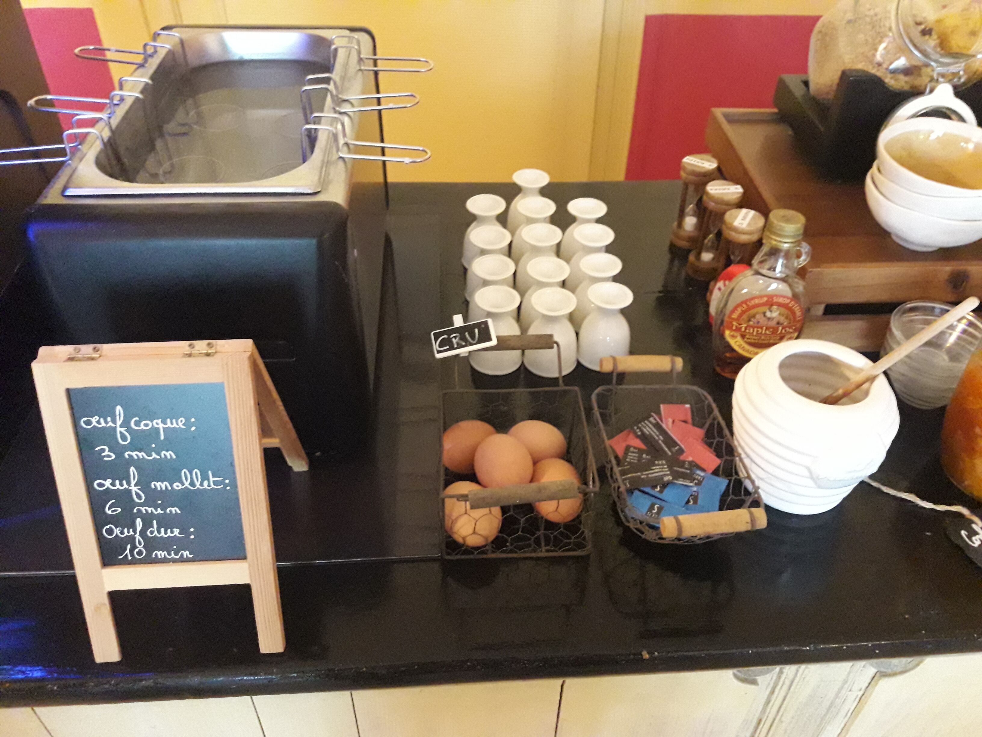 daily buffet breakfast (eur 12 per person)