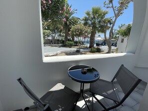 Terrace/patio - Albatros Hotel (Santorini)