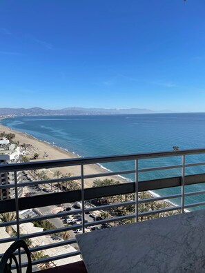 Appartement économique, 1 chambre, vue sur la mer | Terrasse/patio